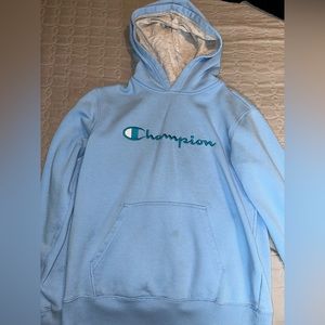 Light Blue Champion hoodie